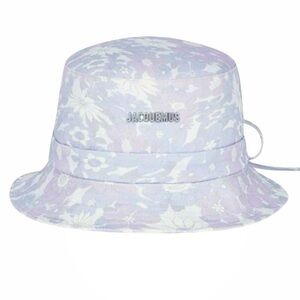 Authentic Jacquemus Print Faded Flowers Bucket Hat